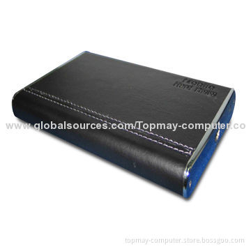 HDD Portable Media Player with Leather Cover, Hot Swap and Optimized for Microsoft's Windows 98 OS